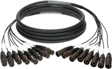 Klotz 8-cs. analóg loom - szimmetrikus 8 x XLR 3p mama - 8 x XLR 3p papa - 25m