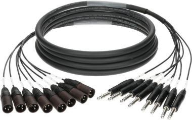 Klotz 8-cs. analóg loom - szimmetrikus 8 x XLR 3p papa - 8 x TRS - 2m