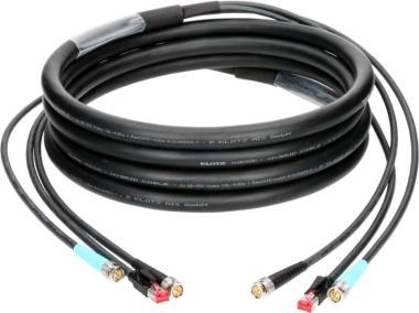 Klotz hybridní kabel CAT5e a 12G SDI RJ45 + 2 x UHD BNCPro - 50m