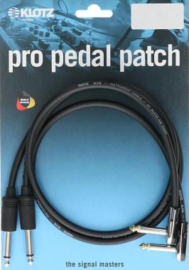 Klotz aszimmetrikus profi patch kábel egyenes / pipa - pancake / jack dugó - 0,3m