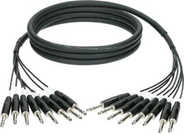 Klotz 8-cs. analóg loom - szimmetrikus 8 x TRS - 8 x TRS Klotz csatlakozók - 3m