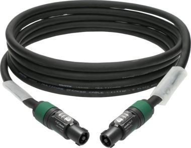 Klotz 4 x 4,0 mm² hangfalkábel PVC speakON 4p mama/mama műanyag burkolattal (NL4FXX) - 0,8m