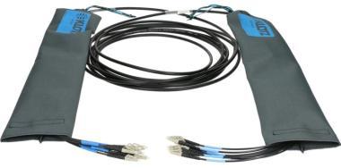 Klotz 8x LC/UPC to 8x LC/UPC breakout patch kábel FiberLink - multimode OM4 - 3m