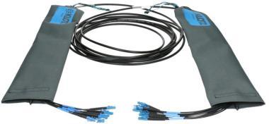 Klotz 8x LC/UPC - 8x LC/UPC breakout patch kábel FiberLink - single-mode OS2 - 150m
