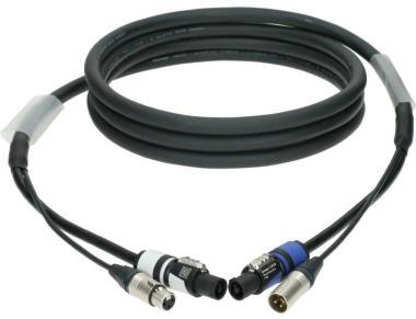 Klotz hybridní kabel audio a napájení XLR 3p + powerCON - 5m