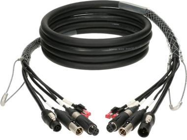 Klotz CAT5e és audió és táp 3G2.5 hibrid kábel 2 x RJ45 + 2 x convertCON + powerCON TRUE1 - 70m