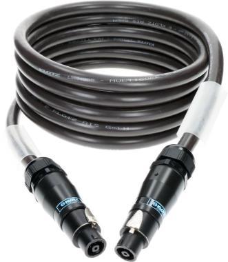 Klotz 8 x 4,0 mm² hangfalkábel eXtreme PVC speakON 8p mama/mama Klotz fém burkolat - 3m