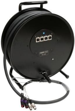 Klotz hybridní kabel CAT5e - 2 x etherCON, 2 x XLR 3p, 50m