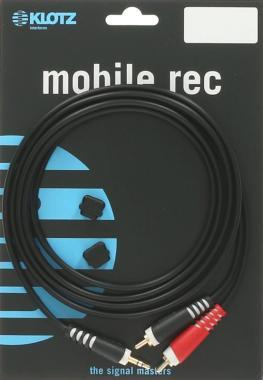Klotz Y-kabel Jack 3,5 mm - 2x RCA - lehký - 6m