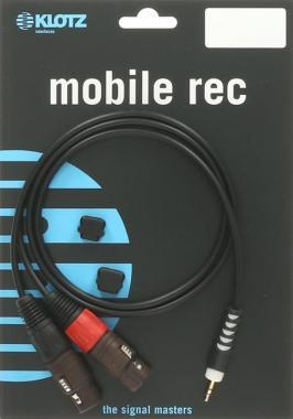 Klotz Y-kabel 3,5 mm TRS na 2x XLR, 1m
