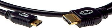 Klotz HDMI nagysebességű kábel aranyozott HDMI A és C csatlakozókkal - 3m