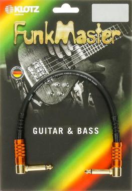 Klotz FunkMaster aszimmetrikus csúcskategóriás patch kábel - 0,2m