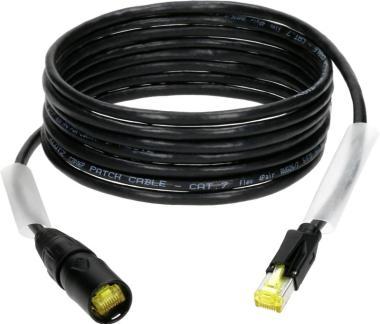 Klotz flexibilis pro patch kábel PUR köpennyel CAT7 (S/FTP) / etherCON - RJ45 - 0,5m