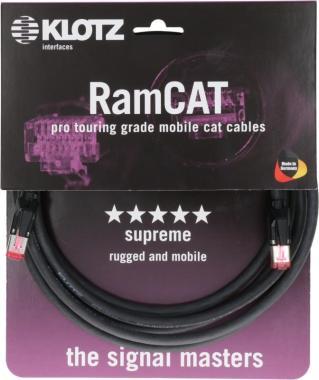 Klotz flexibilis, dupla árnyékolt RamCAT hálózati kábel AWG24 CAT5e / RJ45 - RJ45 - 1m