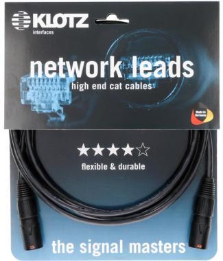 Klotz flexibilis pro patch kábel PUR köpennyel CAT5e / etherCON - etherCON - 3m
