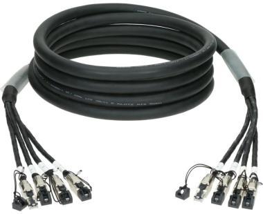 Klotz flexibilis 4-szeres MultiCAT hálózati kábel CAT7 (S/FTP) / RJ45 - RJ45- 25m