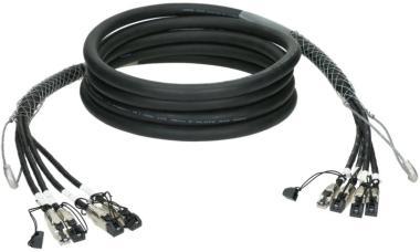 Klotz flexibilis 4-szeres MultiCAT hálózati kábel CAT7 (S/FTP) / RJ45 - RJ45- 60m