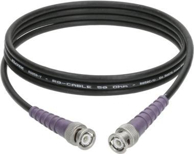 Klotz flexibilis 50 ohmos koaxkábel - RG58C/U BNC csatlakozóval Telegärtner - 0,3m