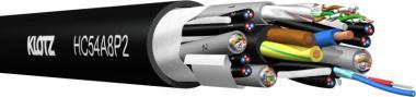 Klotz hibrid kábel 4 x CAT5e + 8 x digitális audió + tápellátás 2,5 mm²