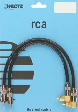 Klotz RCA kabel, 3m, vysoká kvalita, zlaté konektory