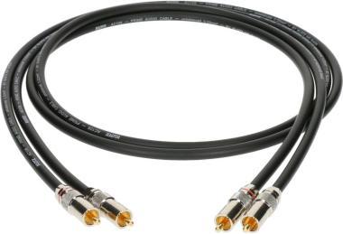 Klotz high-end RCA kábel tömör króm RCA dugókkal és aranyozott érintkezőkkel - 10m