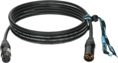 Klotz M5 supreme mikrofonkábel dupla árnyékolással és Neutrik XLR-rel - 50m