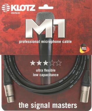 Klotz M1 pro mikrofonkábel XLR 3p mama/papa Neutrik csatlakozók - 2m