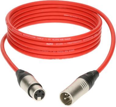Klotz M1 pro mikrofon kábel XLR 3p mama/papa nikkel Klotz csatlakozók - 20m