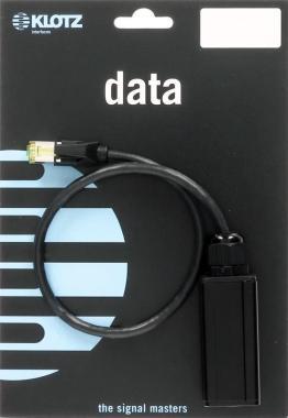Klotz laptop etherCON adapter PUR köpennyel CAT6a / etherCON mama - RJ45