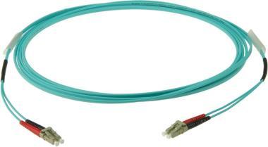 Klotz patch kabel LC duplex - 50/125 OM3 optický vláknový - multimódový - 50m