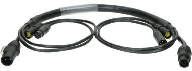 Klotz hibrid patch kábel Adamson CS10 etherCON + XLR 3p + powerCON TRUE1 - opcionálisan IP65 - 1m