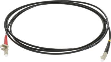 Klotz LC simplex patch kabel, flexibilní optické vlákno, multimode, 1m