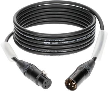Klotz M1 mikrofonkábel nagy kiszerelésben (10 db) XLR 3p mama/papa Neutrik csatlakozók - 5m