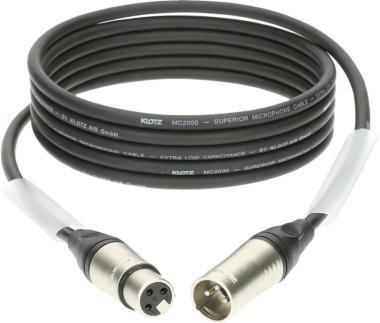 Klotz M2 mikrofonkábel nagy kiszerelésben (10 db) XLR 3p mama/papa Klotz csatlakozók - 5m