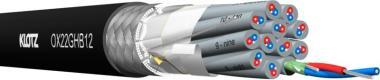Klotz OmniFIX HS nagy árnyékolású AES/EBU többágú n x 2 x 0,22 mm² - FRNC - Dca