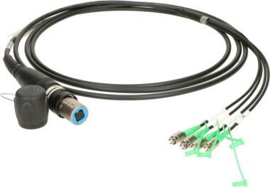 Klotz optický kabel opticalCON QUAD na 4x FC/APC - jednovidový OS2 - 2m