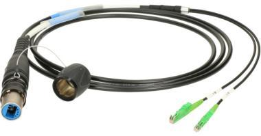 Klotz optický kabel opticalCON DUO - 2x E2000/APC, single-mode OS2 - 1m