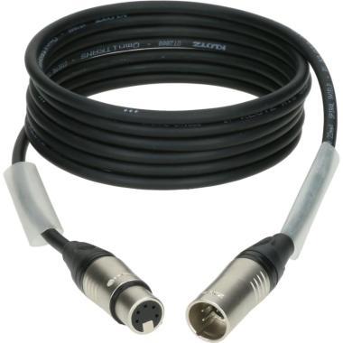 Klotz OT2000 ultra flexibilis DMX kábel XLR 5p mama/papa nikkel (3 pin bekötve) Klotz - 1,5m