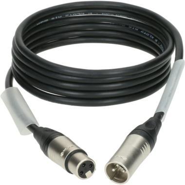 Klotz OT234YS alacsony veszteségű AES és DMX kábel XLR 3p mama/papa nikkel Klotz csatlakozók - 30m