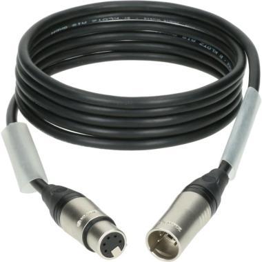 Klotz OT234YS alacsony veszteségű DMX kábel XLR 5p mama/papa nikkel (3 pin bekötve) Klotz - 3m