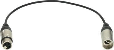 Klotz kabel AES a DMX, XLR 3p konektory, nikel, 0,5m