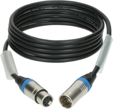 Klotz OT234YS alacsony veszteségű DMX kábel XLR 5p mama/papa nikkel (3 pin bekötve) Klotz - 20m