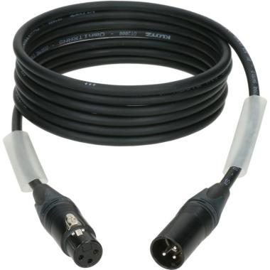 Klotz OT2000 ultra flexibilis AES és DMX kábel XLR 3p mama/papa fekete Neutrik csatlakozó - 5m