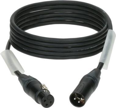 Klotz OT206YS dupla árnyékolt AES és DMX kábel XLR 3p mama/papa fekete Neutrik csatlakozó - 15m