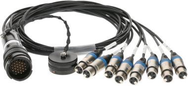 Klotz OT1000 - RMP 25p papa - 8x XLR 3p mama 8-cs. - digitális fanout - PVC - 1,2m