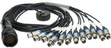 Klotz OT1000 - RMP 37p papa - 12x XLR 5p mama 12 csatornás - DMX fanout - PVC - 1,2m