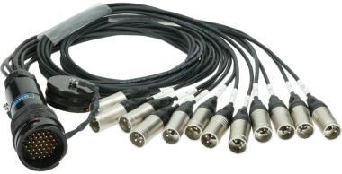Klotz OT1000 - RMP 37p papa - 12x XLR 3p papa 12-cs. - digitális fanout - PVC - 1,2m