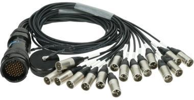 Klotz OT1000 - RMP 54p papa - 16x XLR papa 16-cs. - digitális fanout - PVC - 1,2m