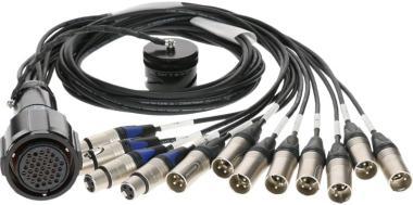 Klotz OT1000 - RMP 37p mama - 8x XLR 3p papa / 4x XLR 3p mama 12-cs. - digitális fanout - PVC - 1,2m