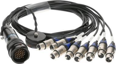 Klotz OT1000 - RMP 25p papa - 8x XLR 3p mama 8-cs. - digitális fanout - PVC - 1,2m